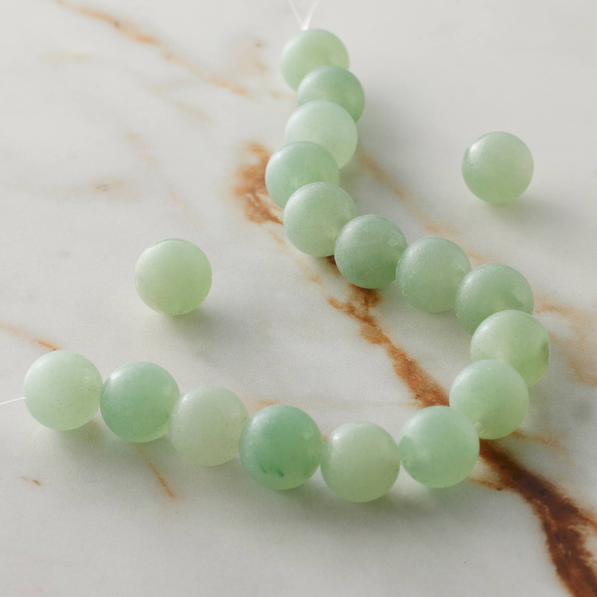 Green Aventurine Round Beads